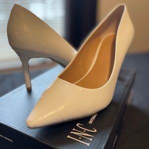 Zadie Pumps Croc Print